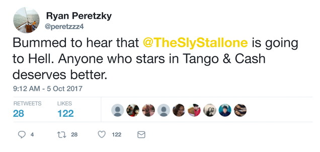 Illustration for article titled Heartbreaking: Pope Francis Told Sylvester Stallone Over Twitter That He Did Everything He Could But Sylvester’s Going To Hell